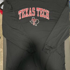 Texas Tech Black Long Sleeve Shirt